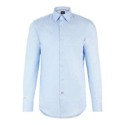 易熨烫棉质府绸修身衬衫