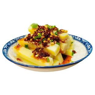 贵州米豆腐铜仁凉拌米豆腐块块米豆腐街边特色小吃 送凉拌调料