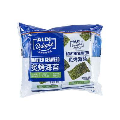 炙烤海苔脆片8小袋装零食