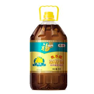 福临门 食用油 非转基因低芥酸纯正菜籽油5L桶 家用菜油 中粮出品