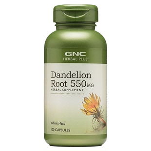 美国gnc健安喜Dandelion Root蒲公英根精华550mg100粒