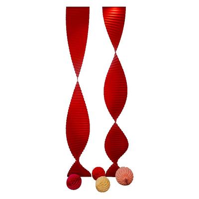 新年装饰品福字灯笼蝴蝶拉花挂件