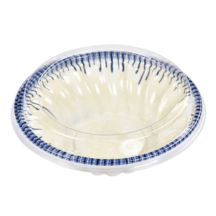 三泽海涌系列一次性碗日式便当沙拉打包碗带盖商用外卖快餐包装碗