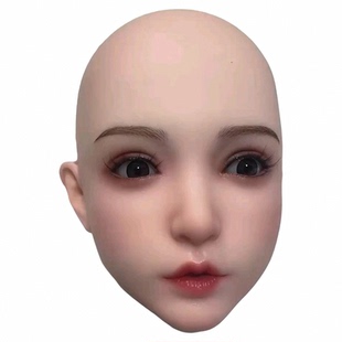 硅胶头雕等身手办娃娃头仿真人偶头硅胶模特头硅胶植发头头部模型