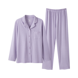 三枪春夏磨毛家居服女士长袖细腻亲肤加绒超柔软睡衣华绒可外穿