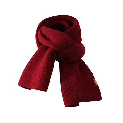 冬季加厚保暖纯色百搭围巾男女