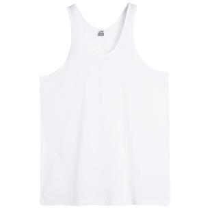 三枪男背心80支高支长绒棉轻薄中老年打底内衣纯棉老头衫透气汗衫