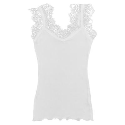 蕾丝拼接打底衫修身花边背心吊带