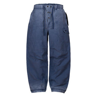 ODxMIDUPDATE联名作战系列双面穿水洗炒色晕染做旧重磅工装伐木裤