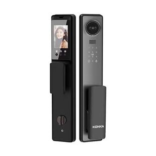 康佳3D人脸识别智能门锁9S可视猫眼全自动电子家用防盗指纹密码锁