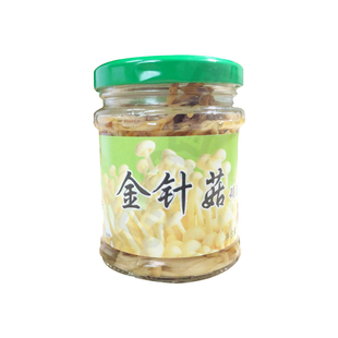 百家味金针菇170gx12瓶下饭菜凉拌冷盘菜即食菌菇罐头整箱