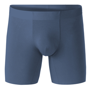 發围男士内裤大码宽松莫代尔短裤冰丝胖子无痕内裤加长防磨平角裤