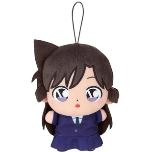 预定万代日版名侦探柯南小兰基德服部会说话玩偶公仔挂件