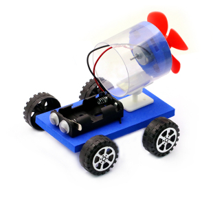 diy材料空气动力小车科技小发明小制作风力赛车益智拼装科学实验