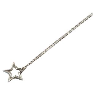 日本AMP JAPAN 切割925银立体空兴星星复古项链 16AO-165