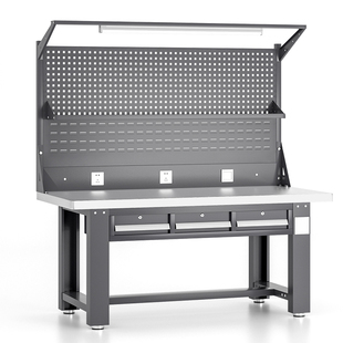 重型304不锈钢工作台厨房实验室学校工厂车间专用操作台钳工台桌