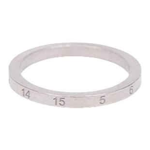 [礼物]MaisonMargiela马吉拉银质窄款情侣戒指指环对戒首饰