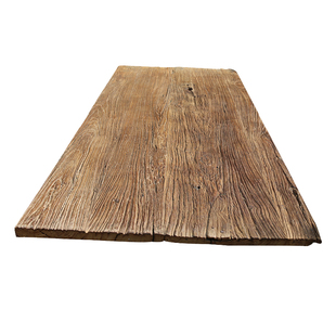 老榆木风化板实木桌面吧台板复古一字飘窗台板老旧木板门板定制