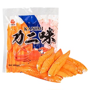 日本纪文力二味蟹柳无添加原装进口仿真蟹肉手撕搭寿司火锅螺蛳粉