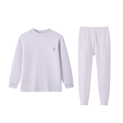 笛莎儿童保暖内衣套装女童夹棉秋衣秋裤加厚家居服2025秋冬新款