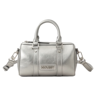 【新年礼物】MOUSSY印记系列金属色波士顿包手提女包新潮设计百搭