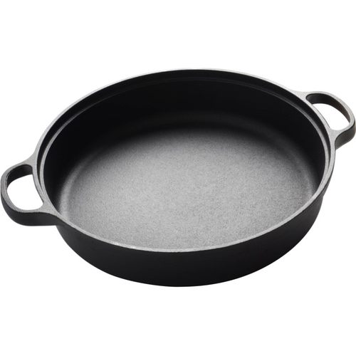 生铁煎锅加厚铸铁平底锅铁锅电磁炉专用燃气灶适用老式家用不粘锅