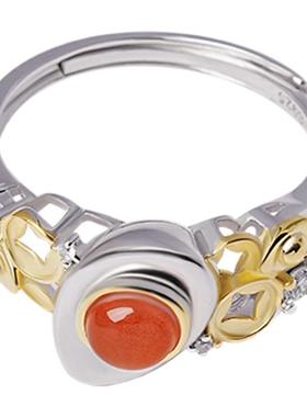 宫里上新南红玛瑙戒指