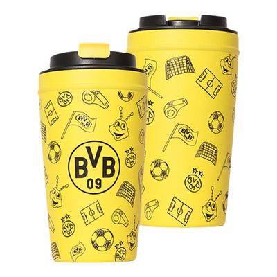 【官方正版】多特蒙德足球俱乐部 | BVB涂鸦咖啡杯黄黑撞色周边