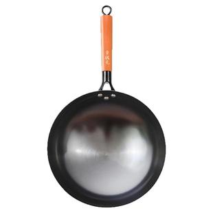 章状元章丘炒锅铁锅无涂层家用不粘锅已开锅手工老式炒菜锅电磁炉