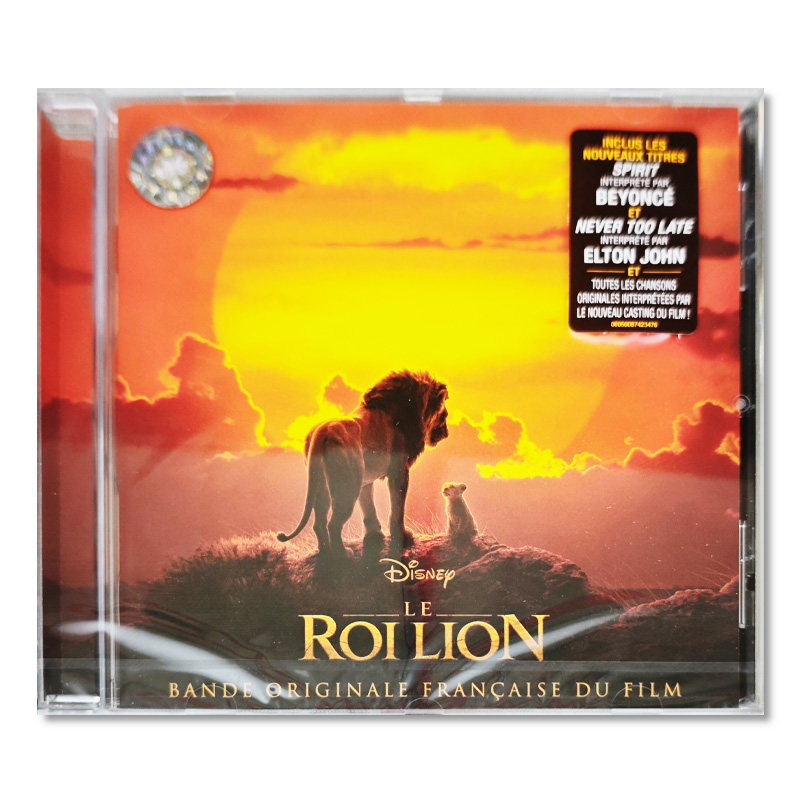 【原装进口】The Lion King狮子王 辛巴 电影原声带法语版 CD唱片