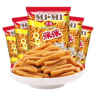 正宗咪咪虾条虾片膨化休闲小吃儿童零食大礼包网红怀旧凑单小吃