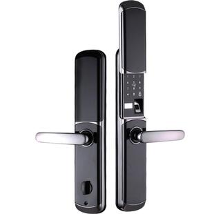 SORNOENN智能指纹密码锁 自动滑盖全自动防盗门锁家用指纹锁