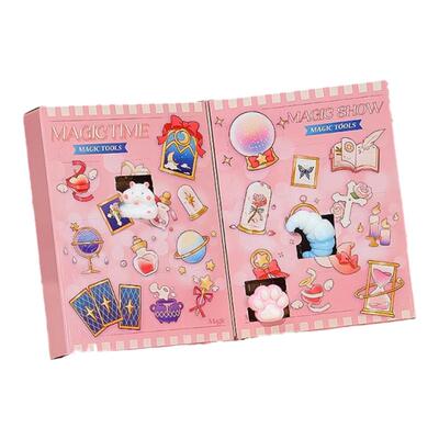 女孩惊喜魔法书洞洞乐儿童玩具