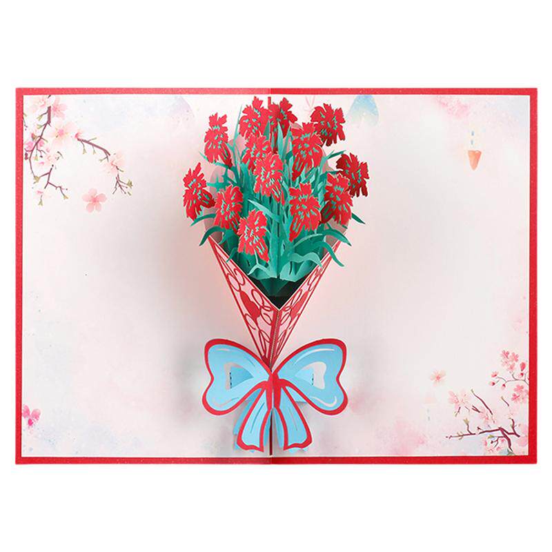 母亲节贺卡立体手工自制3d纸雕2024创意儿童定制感恩 祝福小卡片