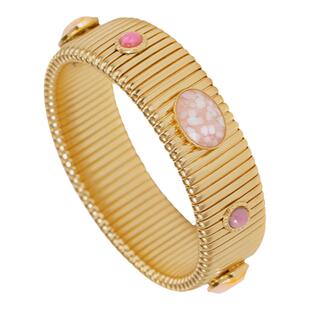 【法国进口】GASBIJOUX珈思羽之翼系列羽毛手镯高级感时尚珐琅女