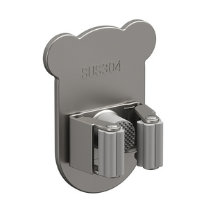 马桶刷置物架免打孔厕所放拖把挂钩沥水不积水壁挂式夹子固定神器