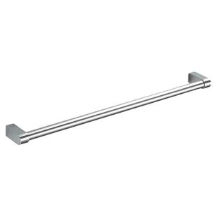 304不锈钢厨房挂杆窄款极简加厚单杆毛巾架打孔浴室卫生间定制