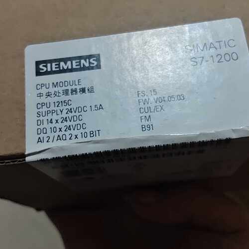 询价-S71200CPU1215C模块型号6ES7议价