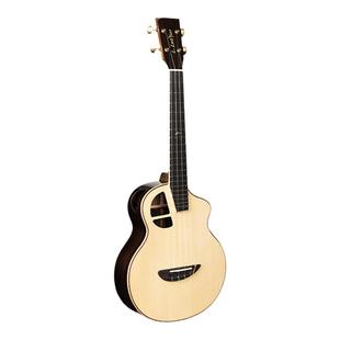 白熊音乐鲁特雅尤克里里马来西亚桃花相思木云杉全单进阶电箱26