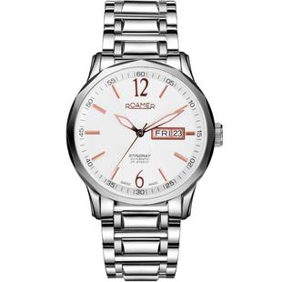 官方瑞士罗马表/ROAMER男士手表瑞士原装进口全自动机械表黄貂鱼