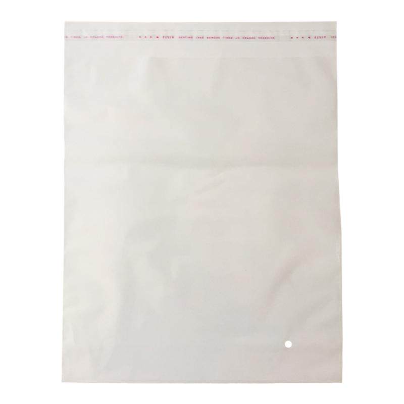 透明自粘袋PE服装包装塑料自封口衣服衬衫大衣打包袋8丝30*40印刷