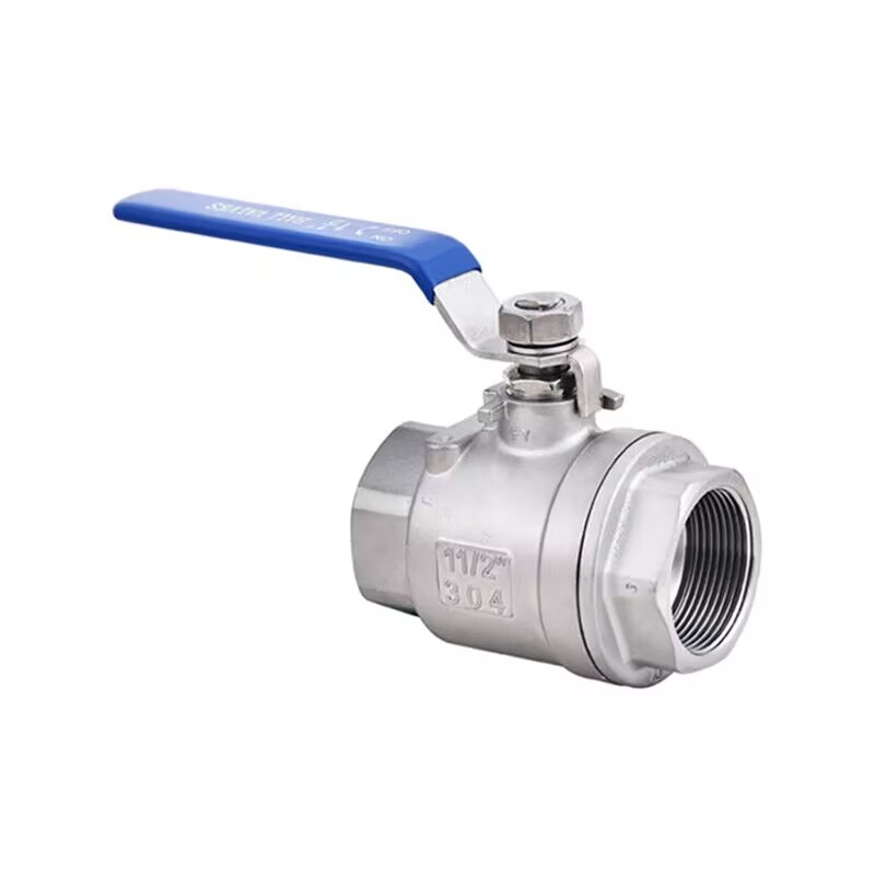 不锈钢两片式内螺纹耐高温球阀