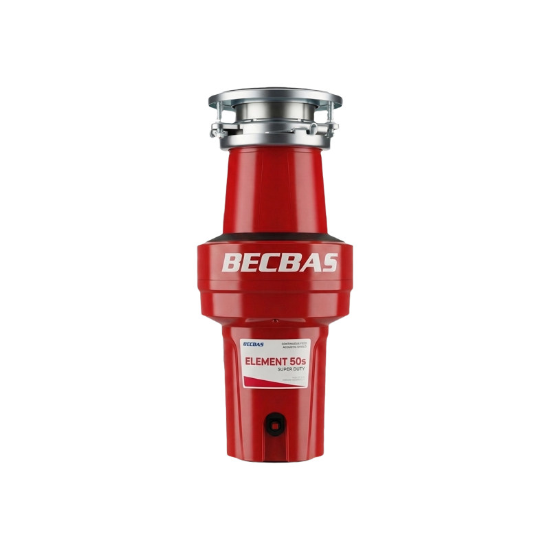 贝克巴斯新品E50S家用厨房食物垃圾处理器厨余粉碎机全自动