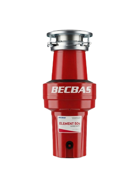 贝克巴斯新品E50S家用厨房食物垃圾处理器厨余粉碎机全自动