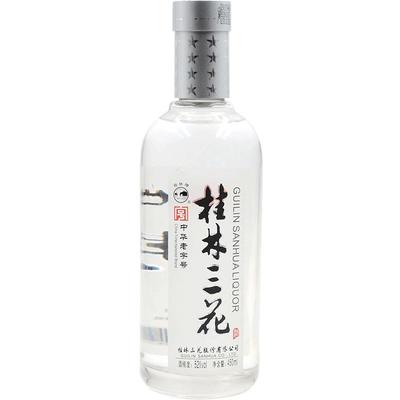 桂林三花酒国标米香52度整箱白酒