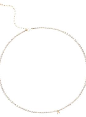 珍珠项链送女友礼物贝母圆珠链