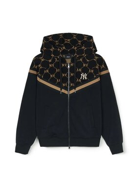 MLB 纽约洋基队 Dia Monogram 时尚舒适透气排汗开衫拉链外套卫衣