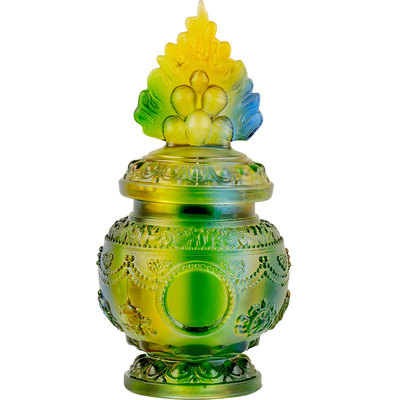 龙王琉璃供具风藏式摩尼宝瓶