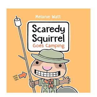 【现货】英文原版 害怕的松鼠去露营 Scaredy Squirrel Goes Camping 英文儿童幽默故事绘本 进口原版书籍 善优图书