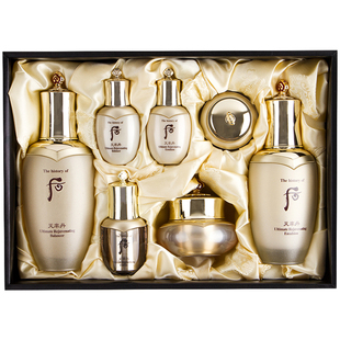 韩国后天率丹套盒whoo华泫水乳霜天率丹三件套提拉紧致改善细纹